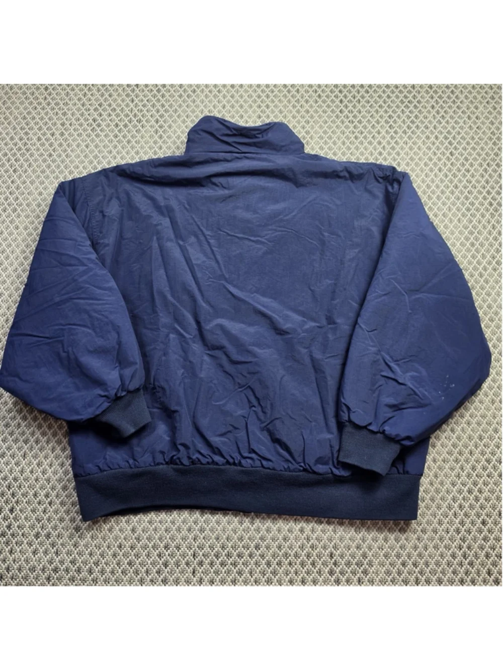 Vintage Polo Ralph Lauren USA Fleece Lined Bomber Jacket Men’s XL Navy Full Zip